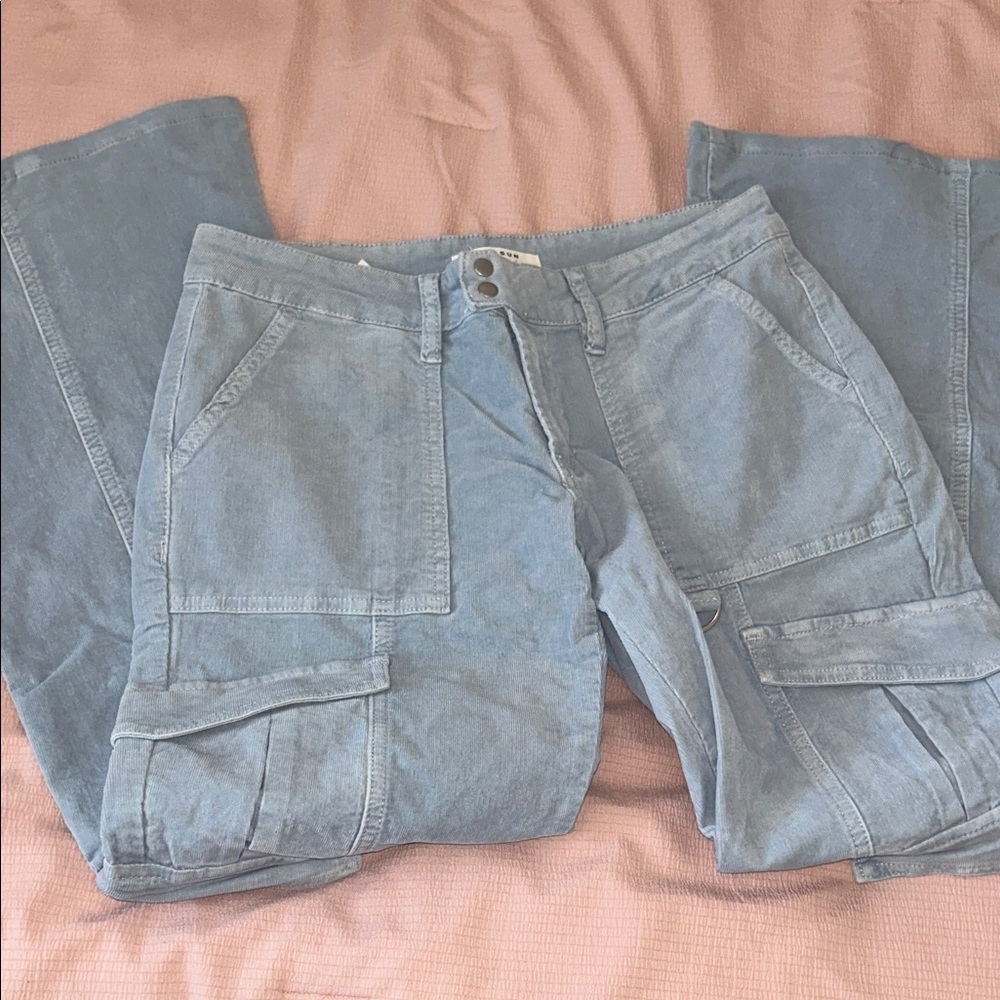 PacSun Light Blue Cargo Jeans